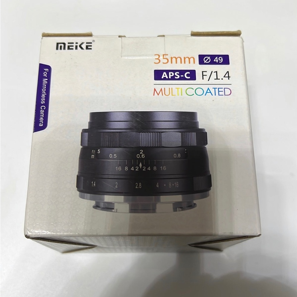 Meike 35mm APS-C F/1.4 For Mirrorless Camera For MFT-mount
